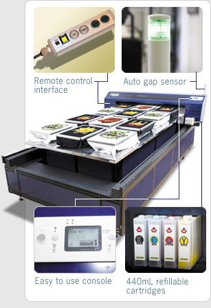 Xpress console and refillable ink cartridges